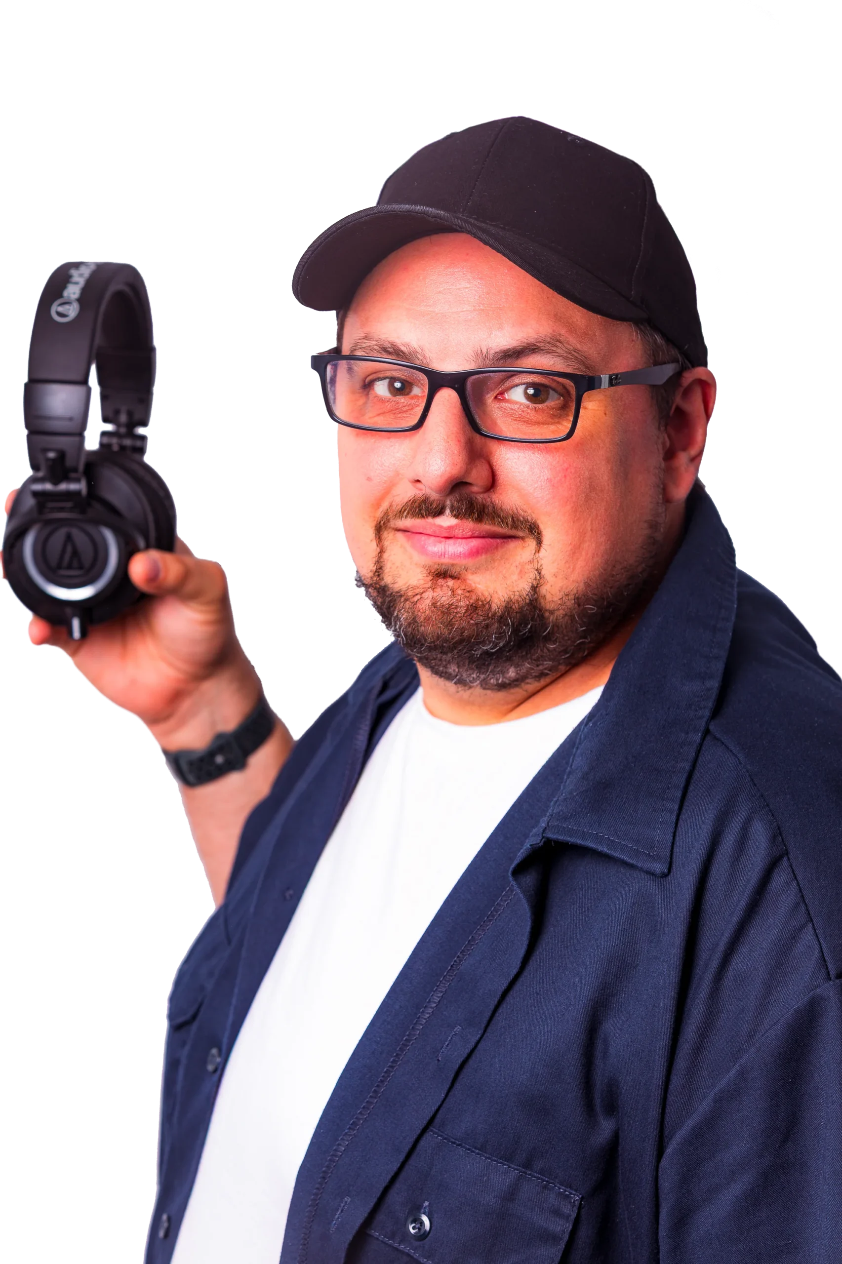 Professional headshot of Teddy D, Belgian House DJ and producer. La science du rythme