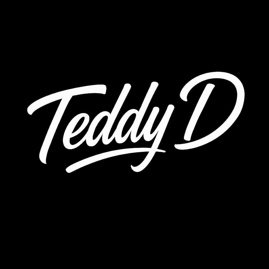 Portrait professionnel - Noir et Blanc de Teddy D, DJ Belge et producteur musical